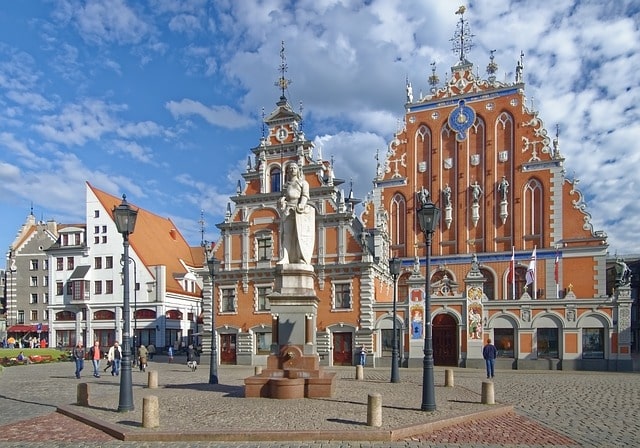 riga latvia, old town, downtown