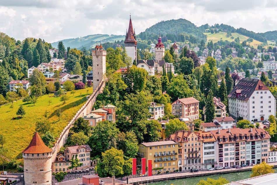 Musegg Wall Switzerland luzern,