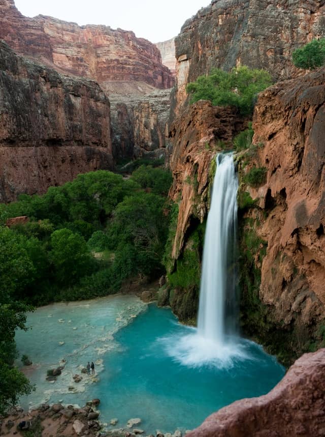 havasu creek in arizona, waterfalls az