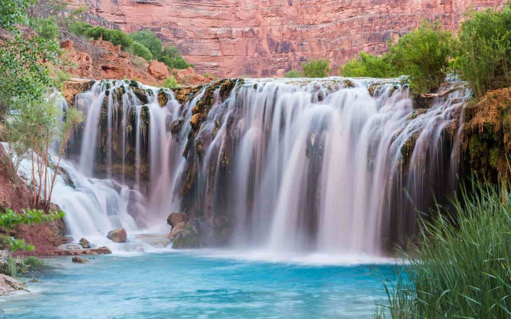 navajo falls arizona, arizona waterfalls hiking